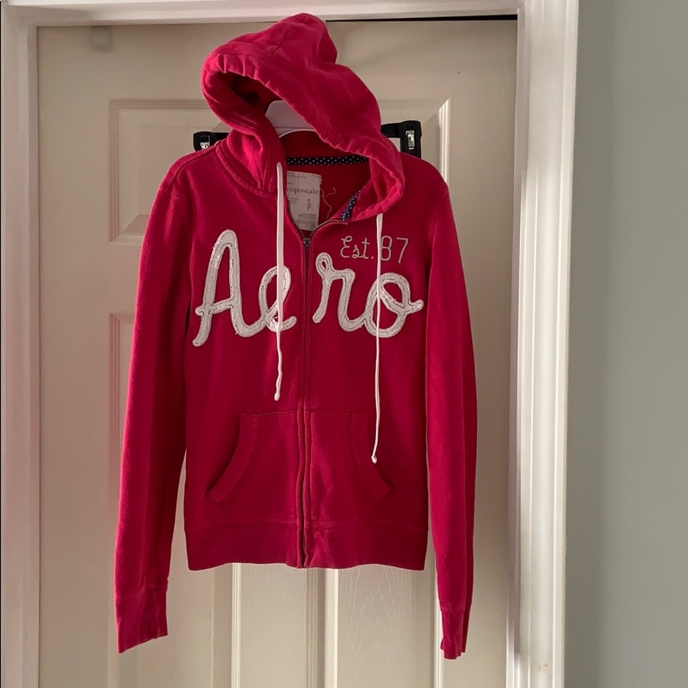 Aero Zip up Hoodie. Size small.